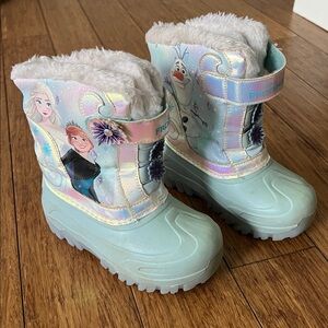 Disney Frozen II Light Blue Snow Boots